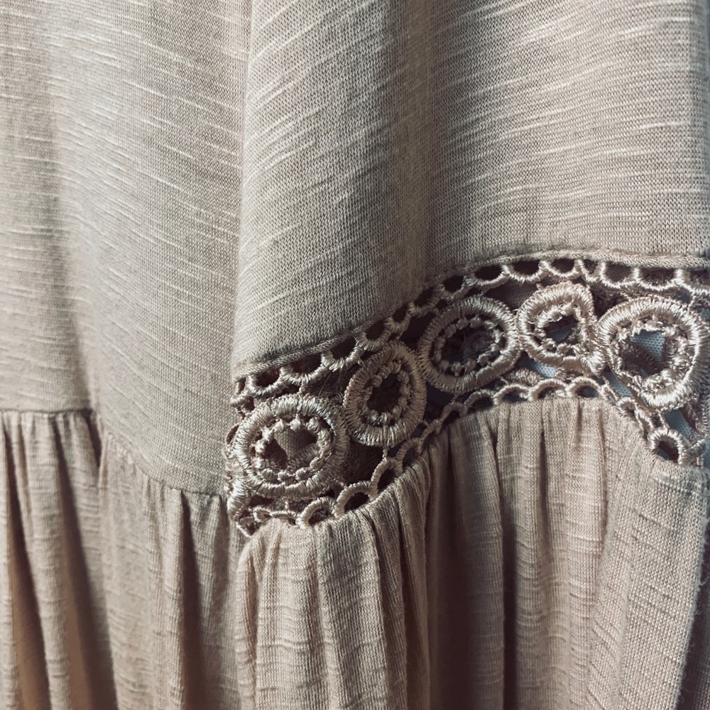 MAX JEANS Bell Sleeve Embroidered Lace Top - Picture 6 of 6